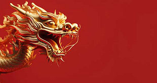 Happy Dragon Chinese year