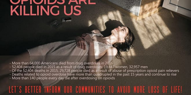 La epidemia de opiáceos en USA continúa devastando al país.